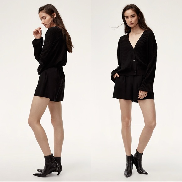 Babaton Cohen Short Terado Black Shorts SIZE 4 - Picture 2 of 7